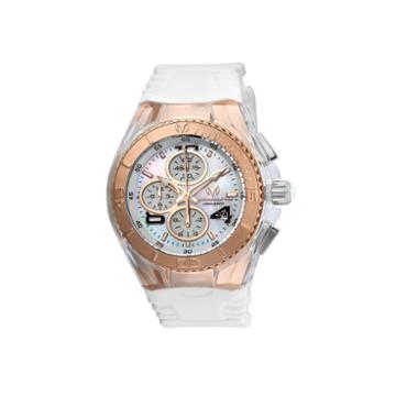 Techno Marine Womens White Strap Watch-tm-115310