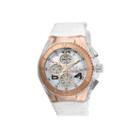 Techno Marine Womens White Strap Watch-tm-115310