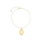 Gloria Vanderbilt Womens Yellow Pendant Necklace