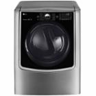 Lg 9.0 Cu. Ft. Mega Capacity Smart Wi-fi Enabled Turbosteam Electric Dryer With On-door Control Panel - Dlex9000v