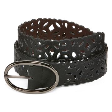 Big Buddha Scalloped-edge Reversible Belt