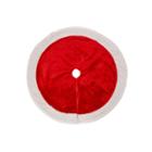 Glitzhome Plush Tree Skirt