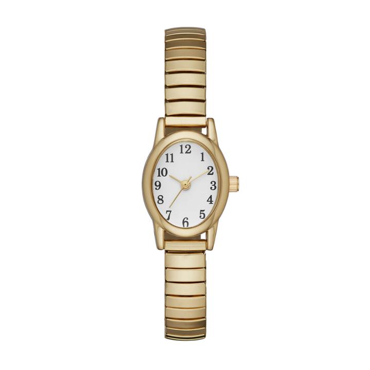 Womens Gold Tone Expansion Watch-fmdjo115