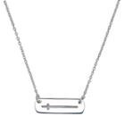 Footnotes Footnotes Womens Sterling Silver Cross Pendant Necklace