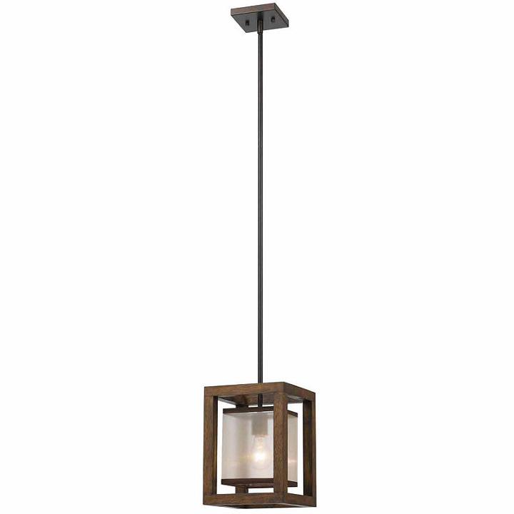 Wooten Heights 39 Inch Single Mini Pendant In Dark Bronze