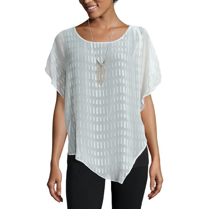 Alyx Short-sleeve Asymmetrical Popover Top