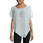 Alyx Short-sleeve Asymmetrical Popover Top