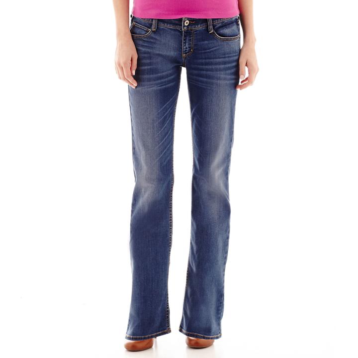 Arizona Bootcut Jeans-juniors