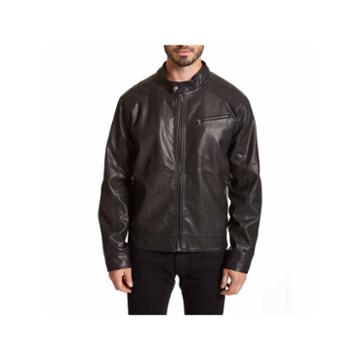 Excelled Mens Faux Leather Jacket