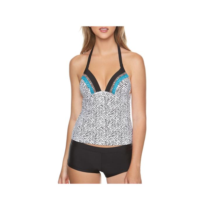 Arizona Animal Tankini Swimsuit Top-juniors