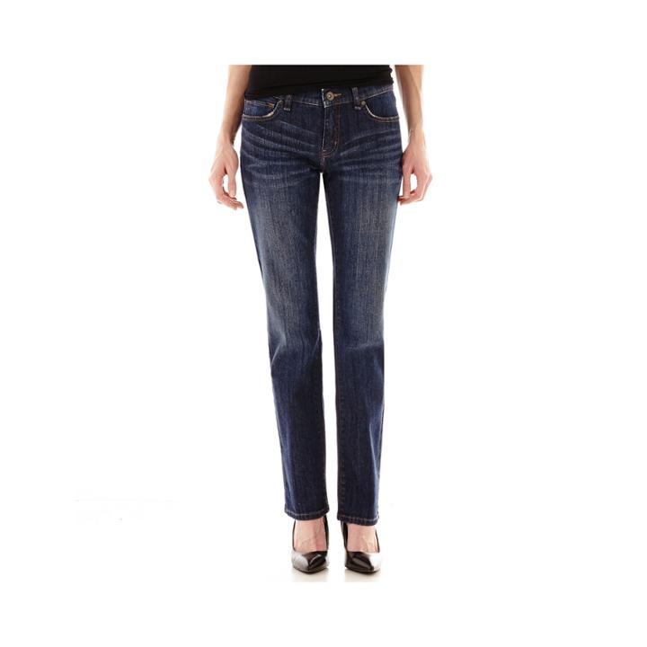 Stylus&trade; Straight-leg Jeans- Petite