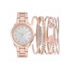 Womens Rose Goldtone 7-pc. Watch Boxed Set-jc2011rg569-279