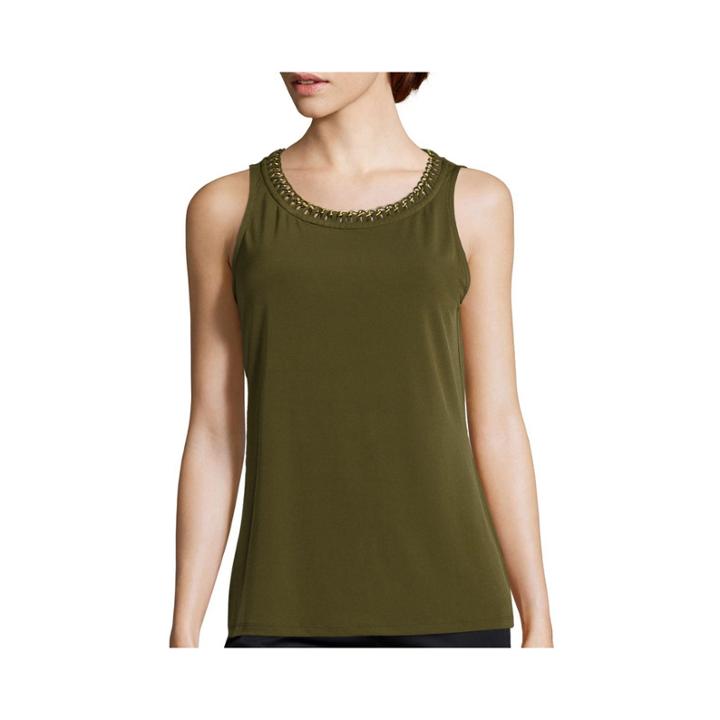 Worthington Chain Neck Tank Top - Tall