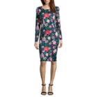 Project Runway Floral Bodycon Dress