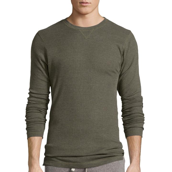 Hanes Textured Thermal Crewneck Sleep Shirt