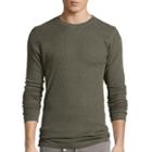Hanes Textured Thermal Crewneck Sleep Shirt