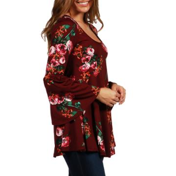 24/7 Comfort Apparel Atherton Tunic Top