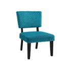 Simon Gray Fabric Slipper Chair