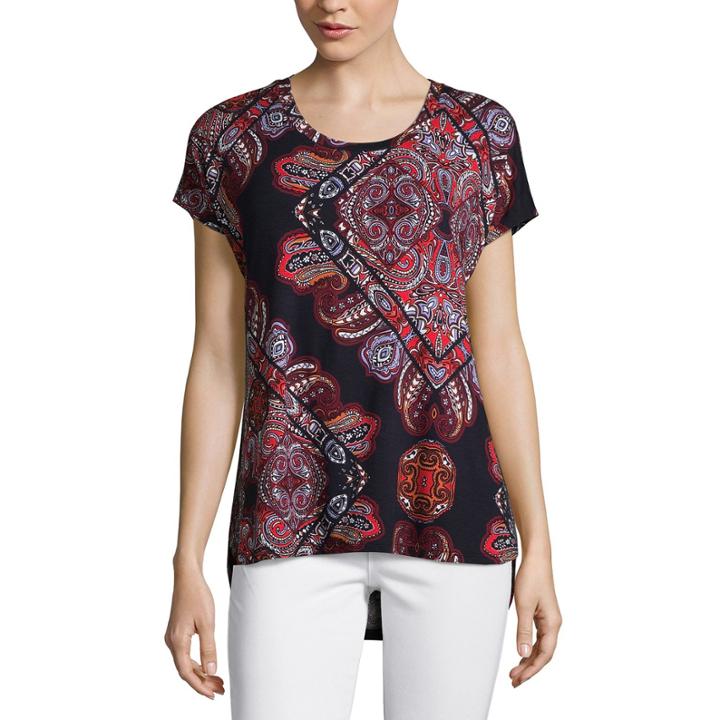 Liz Claiborne Short Sleeve T-shirt-womens Talls