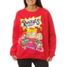 Nickelodeon Juniors' Rugrats Group Shot Neon Crewneck Graphic Sweatshirt