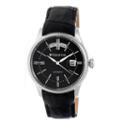 Heritor Vernon Mens Black Strap Watch-herhr5806