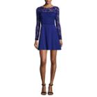 Reign On Long Sleeve Embellished Party Dress-juniors