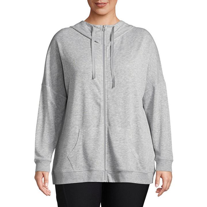Xersion Long Sleeve Lounge Hoodie - Plus