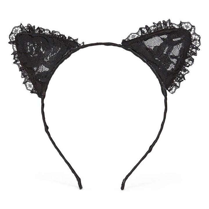 Lace Cat Ear Headband Dress Up Accessory