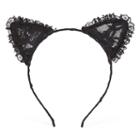Lace Cat Ear Headband Dress Up Accessory