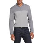 Van Heusen Long Sleeve Knit Polo Shirt