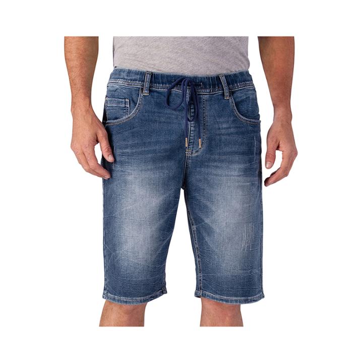 Seven7 Knit Denim Jogger Shorts