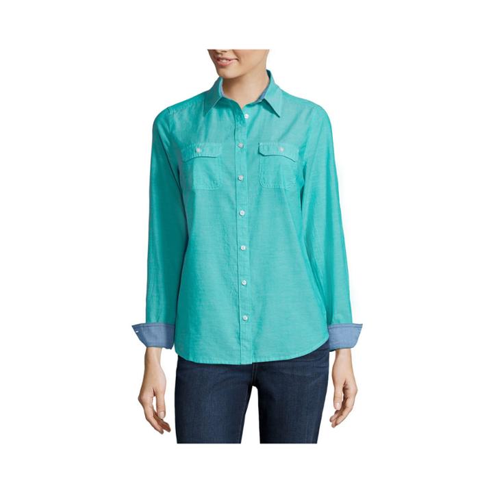St. John's Bay 2-pocket Classic Shirt - Tall