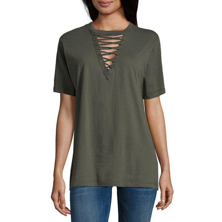 Lace Up Tee - Juniors