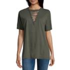 Lace Up Tee - Juniors