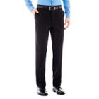Jf J. Ferrar Black Striped Suit Pants - Slim Fit