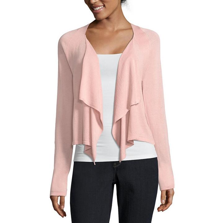 Belle + Sky Long Sleeve Grommet Back Cardigan