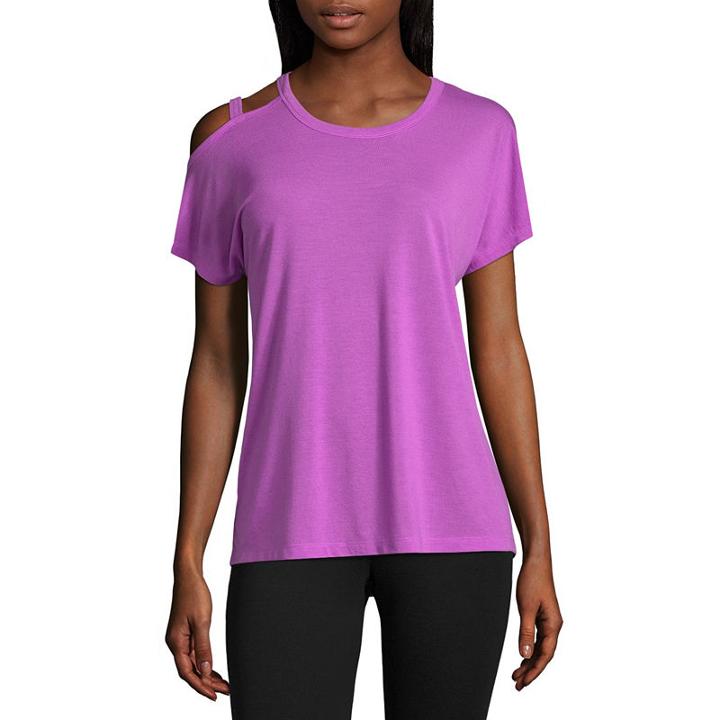 Xersion Shoulder Cutout T-shirt