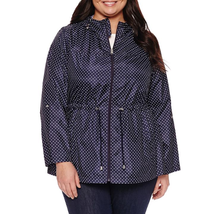 Details Parka In A Pocket Raincoat- Plus