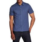 Van Heusen Short Sleeve Diamond Button-front Shirt