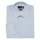Jf J.ferrar Easy-care Solid Long Sleeve Broadcloth Geometric Dress Shirt - Slim
