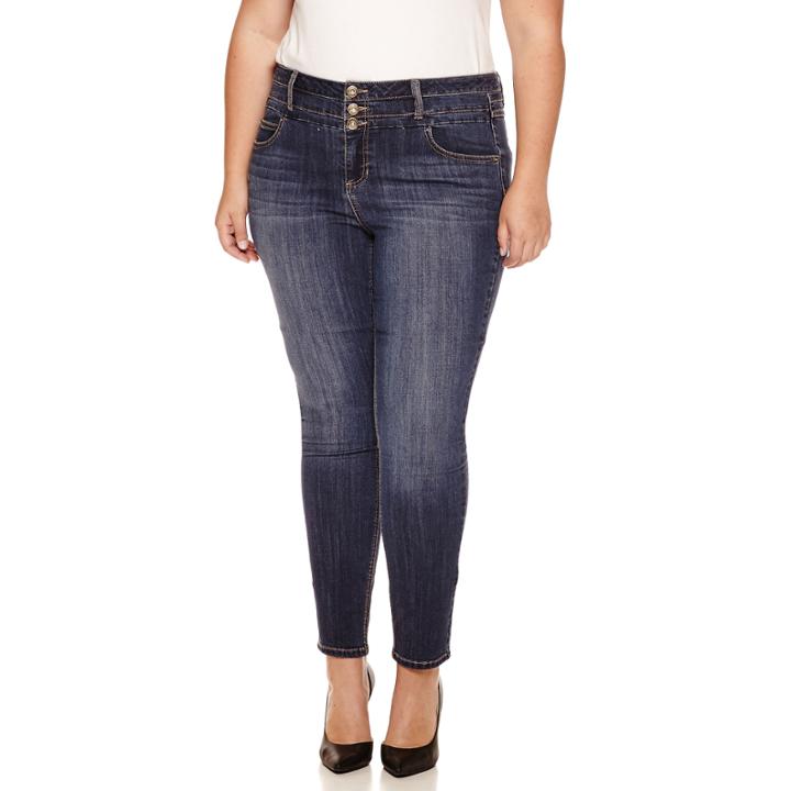 Blue Spice High-rise Skinny Jeans - Juniors Plus