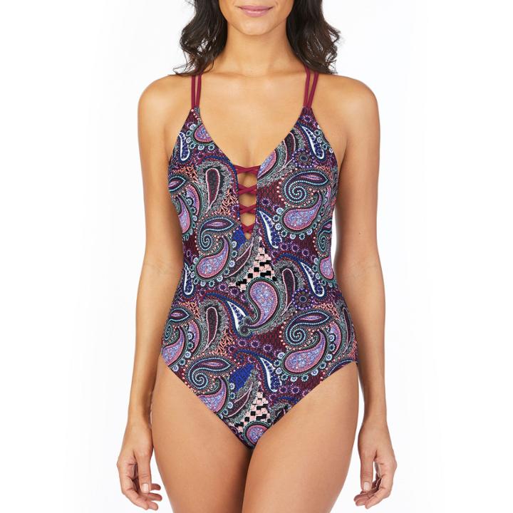 Ambrielle Paisley One Piece Swimsuit