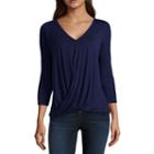 A.n.a. Twist Front Top