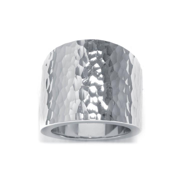 Sterling Silver Hammered Ring