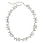 Natasha Mini Crystal Silver-tone Necklace