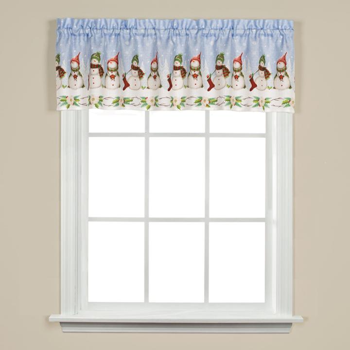 Saturday Knight Winter Wonderland Rod-pocket Tailored Valance