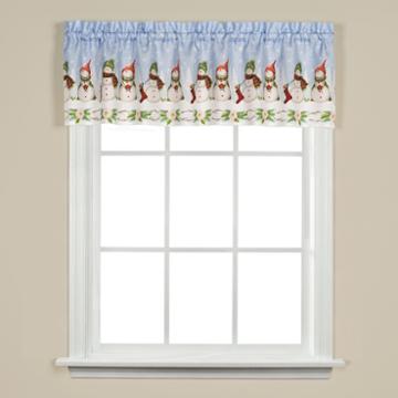 Saturday Knight Winter Wonderland Rod-pocket Tailored Valance