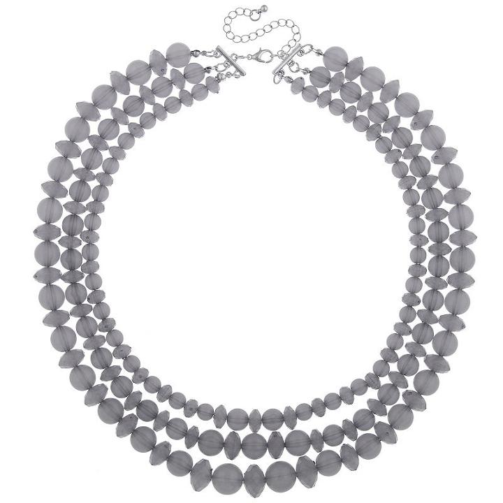 Bijoux Bar Womens Beaded Necklace