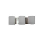 Hudson 3-light Silver Bath Vanity