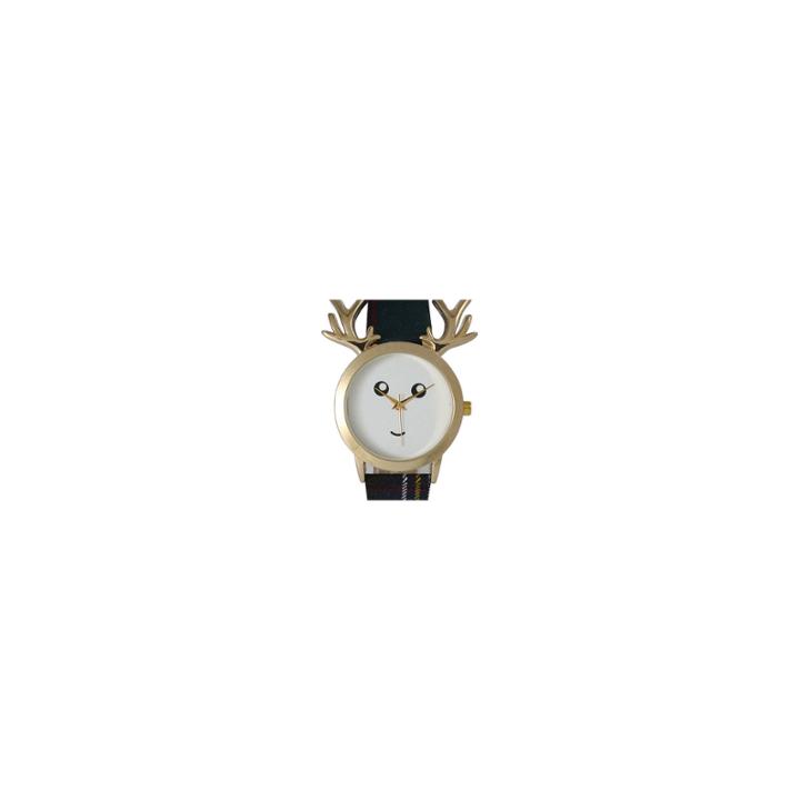 Olivia Pratt Reindeer Womens Blue Smart Watch-515110navy